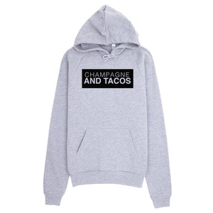 Champagne & Tacos Invert Hoodie